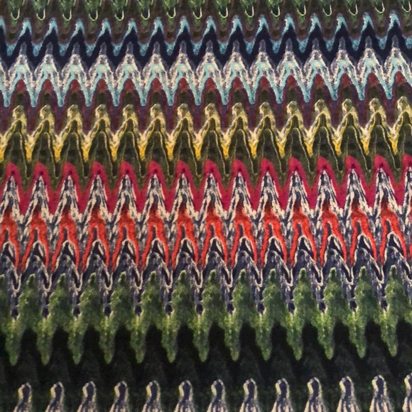 Tie neck multi colored summer top missoni-Esque - Picture 3 of 3